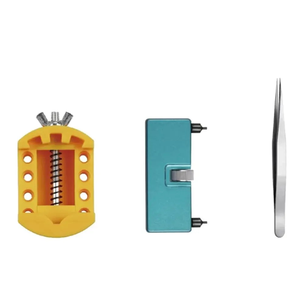 3 in 1 Repair Tool Set Watch Back Remover Tool Adjustable Opener Back Case Remover Watch Case Back Opener Repair Remover Holder